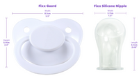 Fixx Adult CLEAR Pacifier Size 10