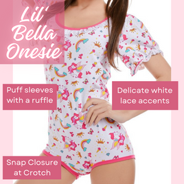 LAST CALL Adult Onesie Snapsuit: Lil' Bella - 3XL only