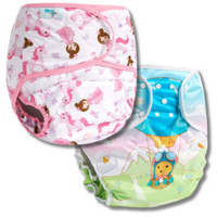 Adult Diaper Wrap - Adjustable, Washable Cover - Various Prints