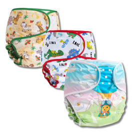 Adult Diaper Wrap - Adjustable, Washable Cover - Various Prints