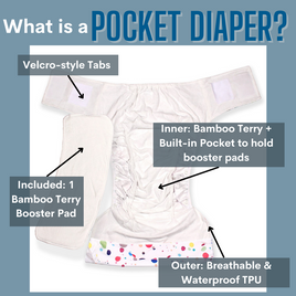 NEW! Pocket Diapers: Solid Colors